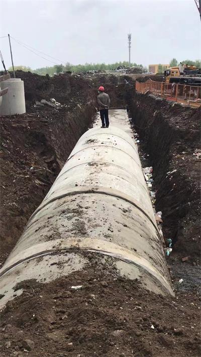 吉林水泥管施工案例